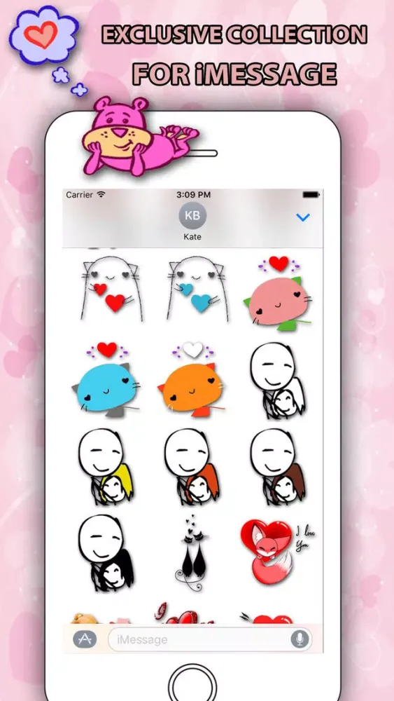 Ảnh chụp màn hình của Love Best Stickers