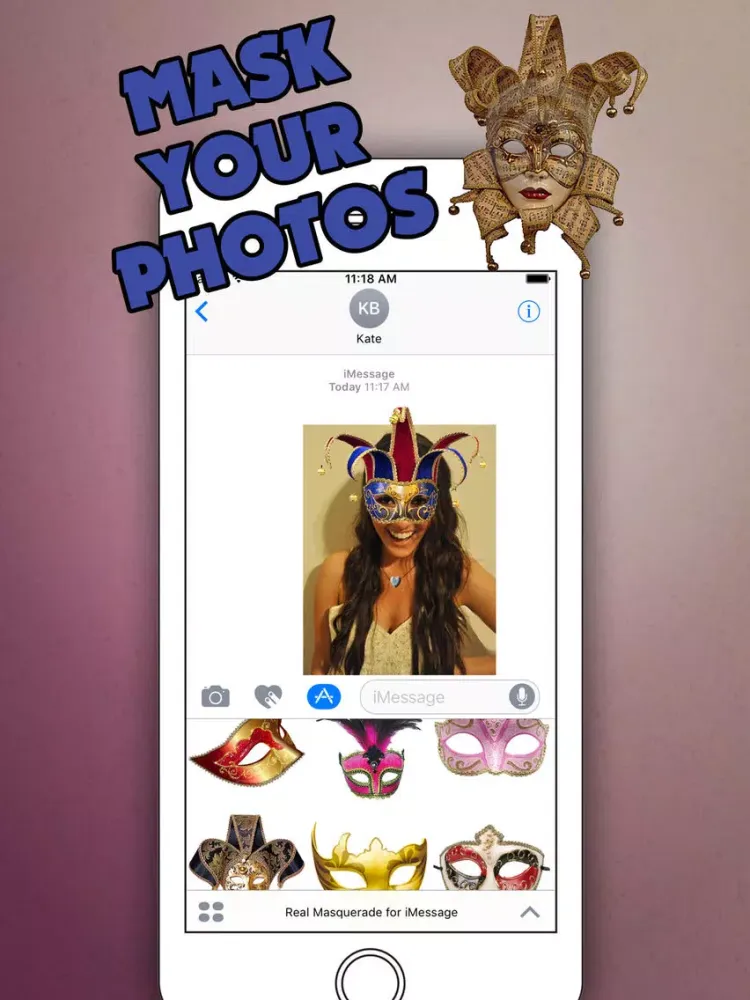 Скриншоты Real Masquerade for iMessage iPad 