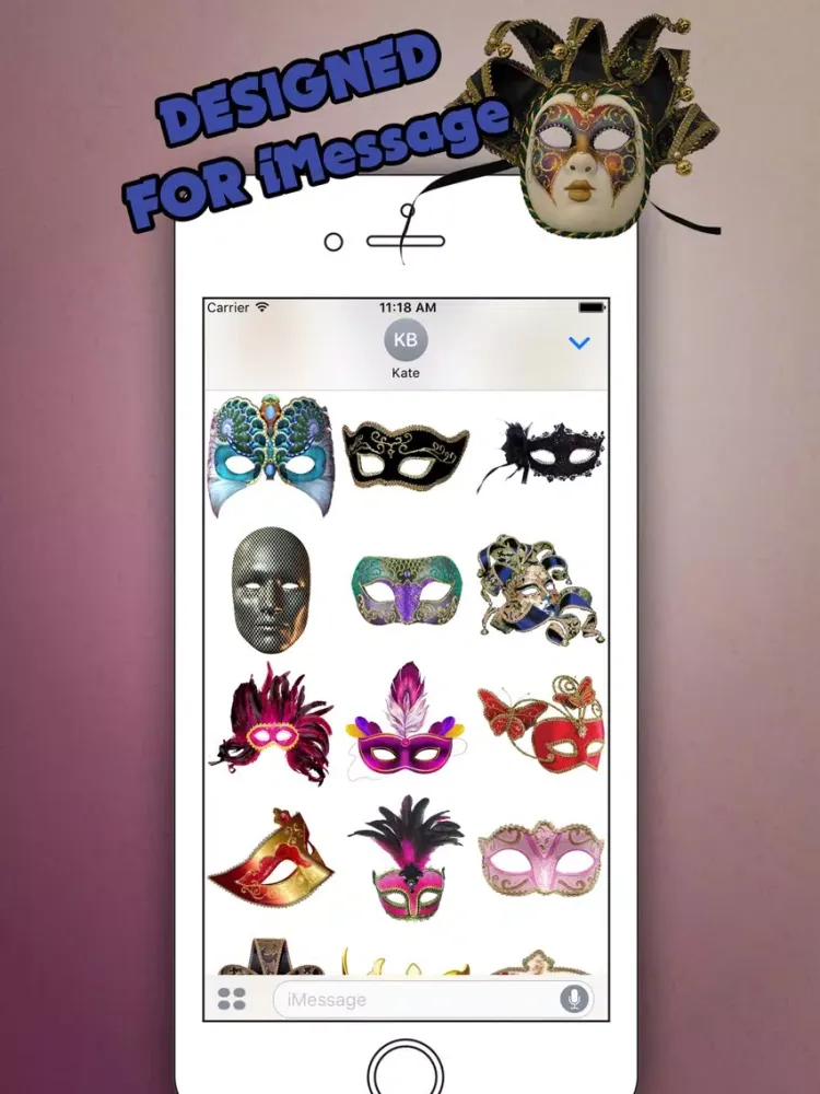Скриншоты Real Masquerade for iMessage iPad 