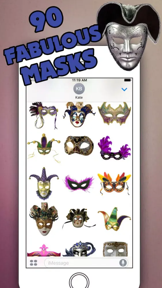 Скриншоты Real Masquerade for iMessage