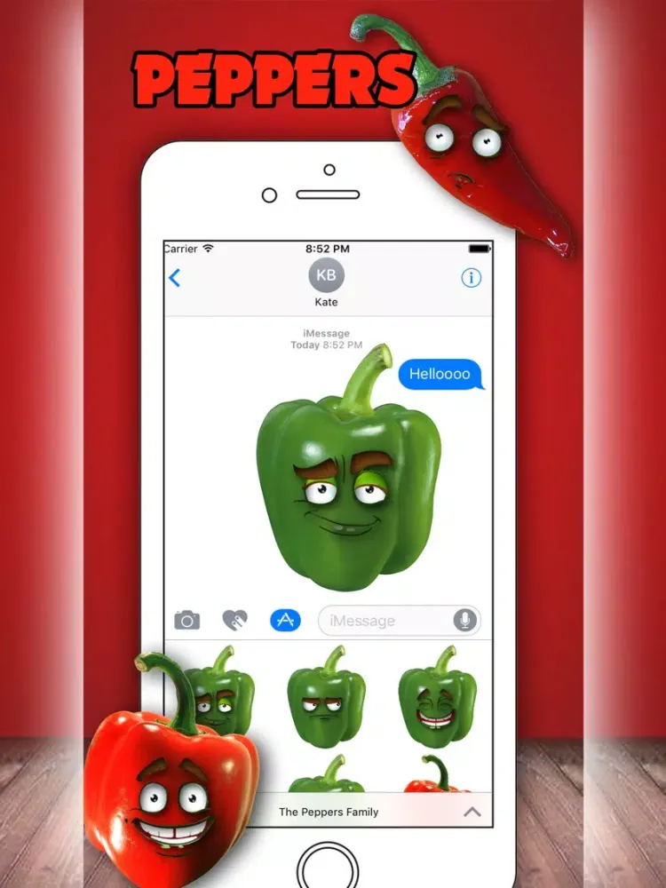 Tangkapan layar The Peppers Family iPad 