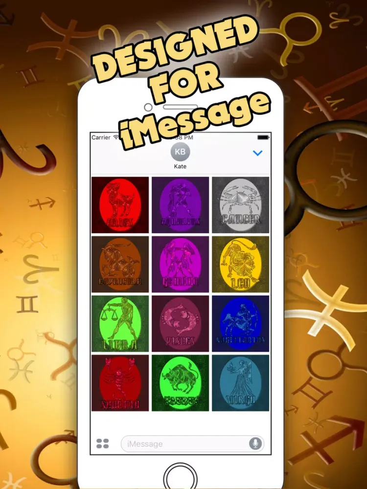 Скриншоты Zodiac for iMessage iPad 