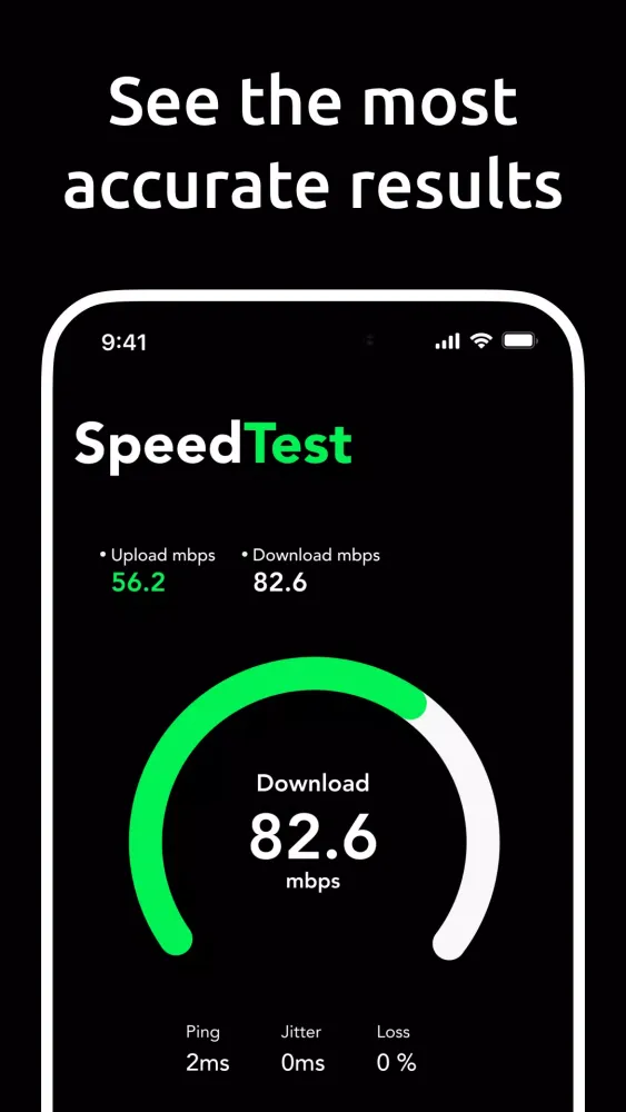 Speed Test Screenshots