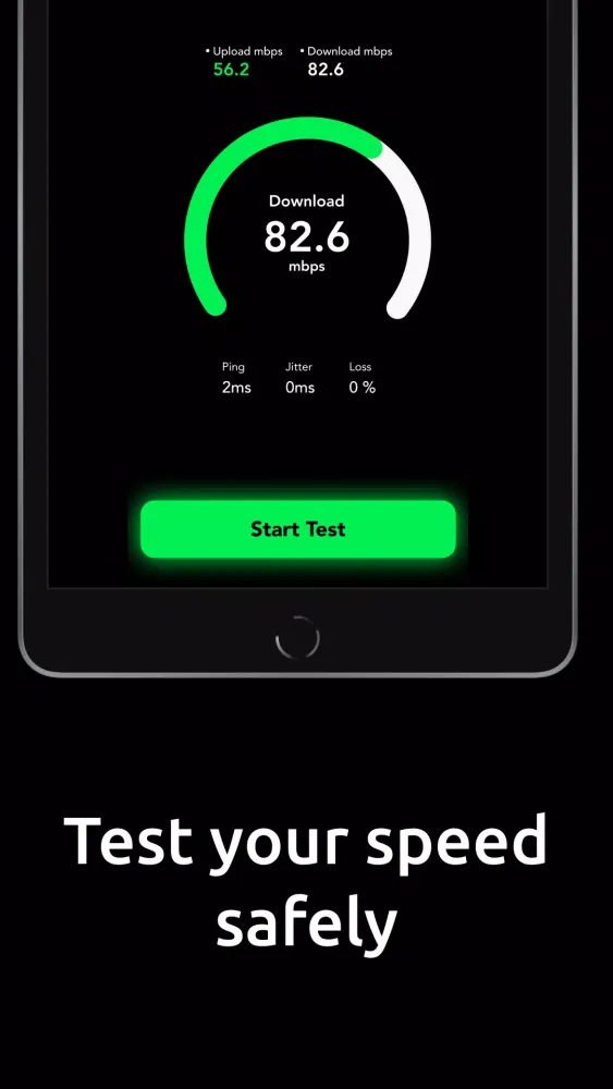 Speed Test Screenshots