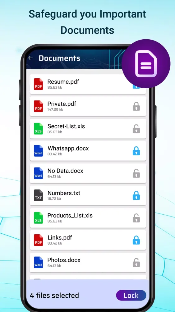 Capturas de tela do App Lock, Hide Photos & Videos