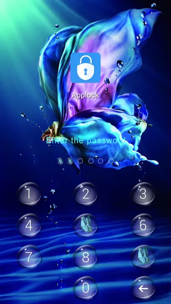AppLock Theme Dream Butterfly Screenshots