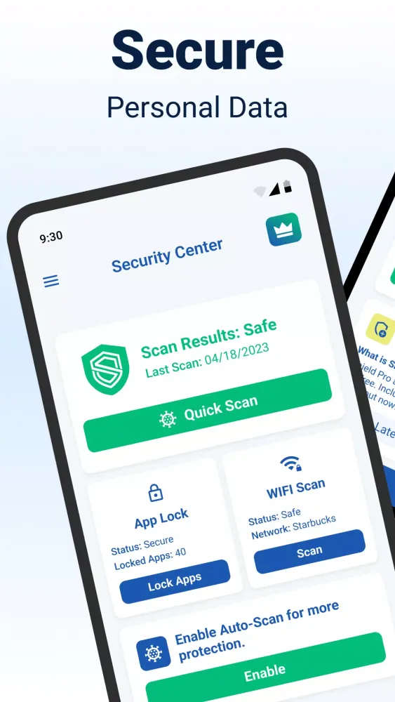 Shield: Antivirus Home Screen Screenshots