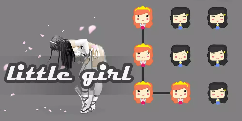 Littile Girl AppLock Theme Screenshots