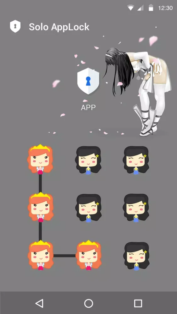 Littile Girl AppLock Theme Screenshots