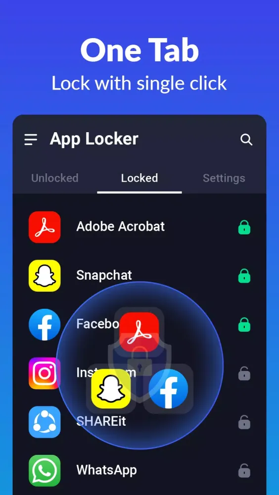 App Lock - Lock Apps, Pattern Screenshots