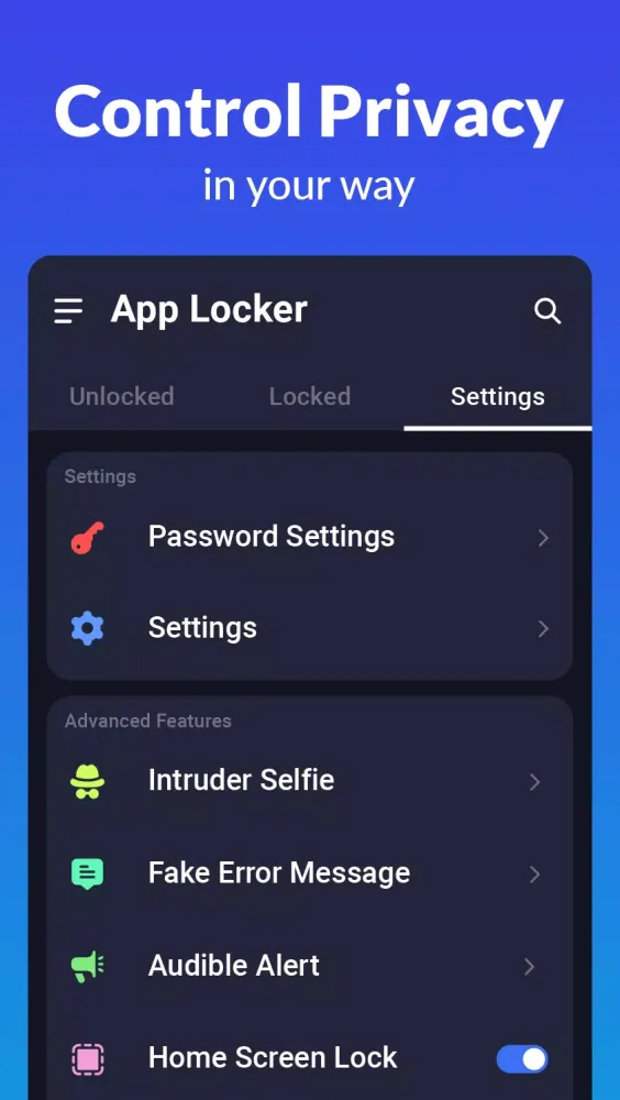 App Lock - Lock Apps, Pattern Screenshots