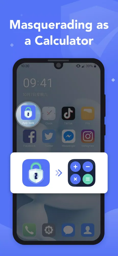 Screenshot di Lockio, Fingerprint App locker