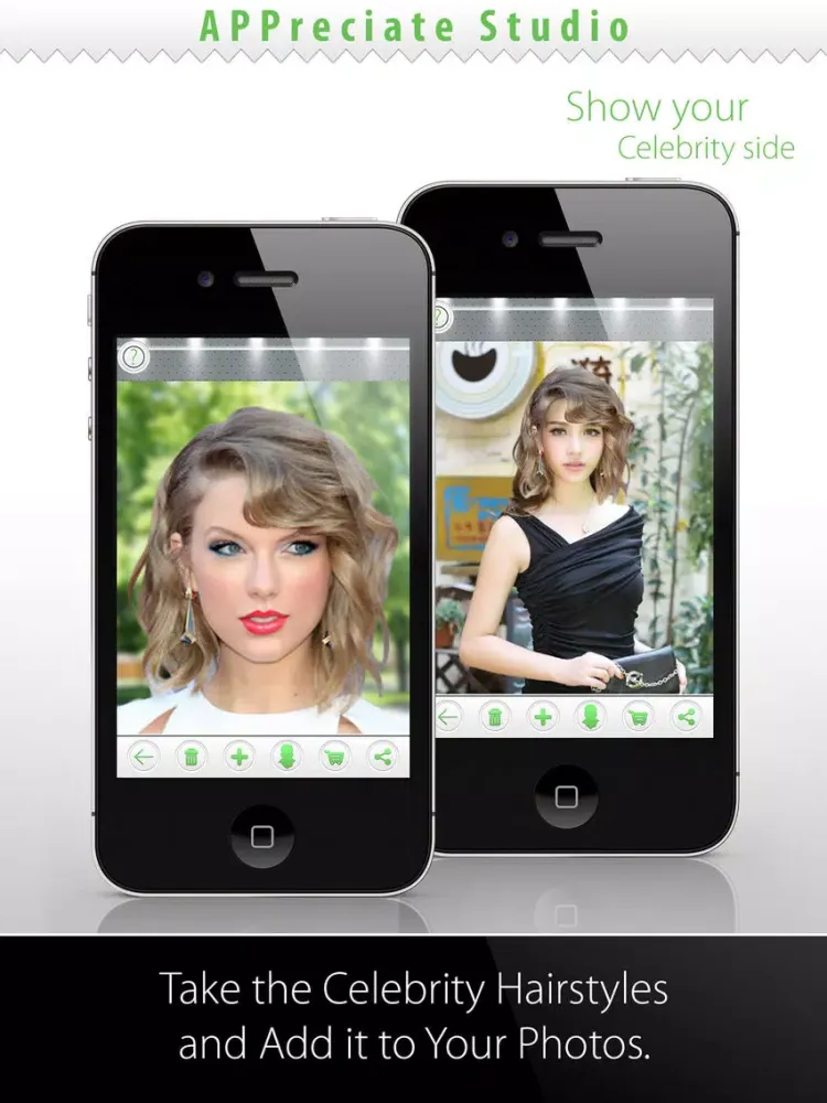 Скриншоты Show Your Celebrity Side-Famous people's Hairstyle iPad 