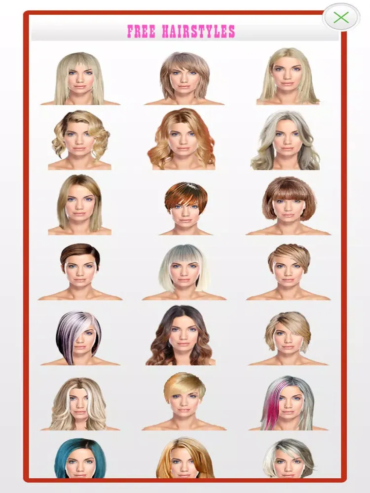 Zrzuty ekranu Hair Dye - Wig Color Changer iPad 