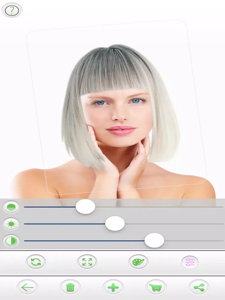 Zrzuty ekranu Hair Dye - Wig Color Changer iPad 