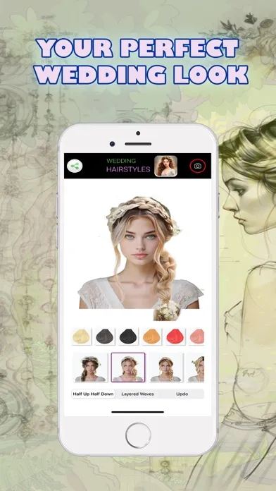 Tangkapan layar Dream Wedding Hair