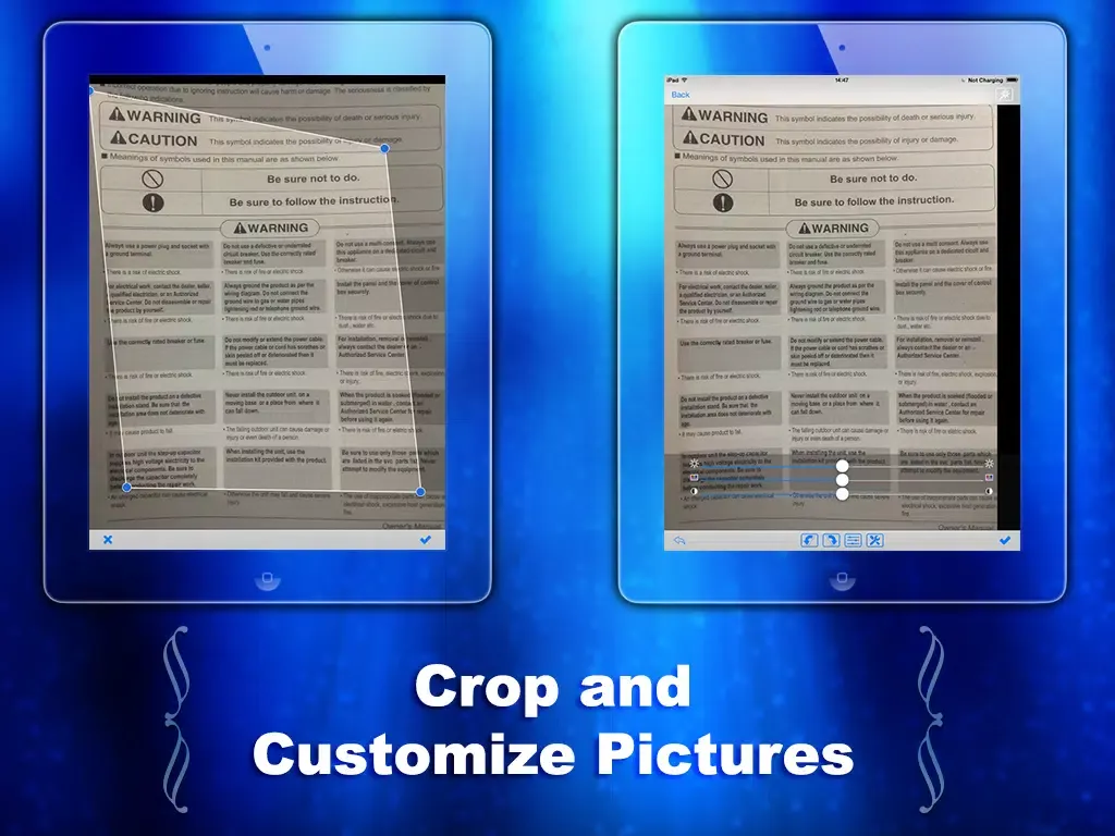 Scan to PDF Converter iPad  स्क्रीनशॉट