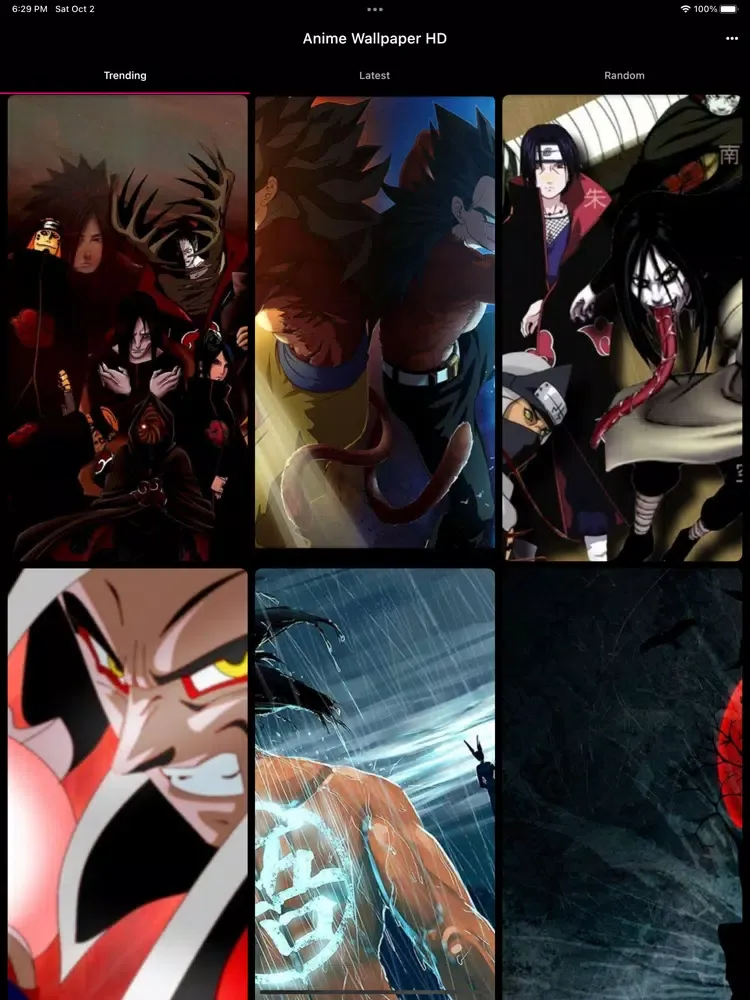 Ảnh chụp màn hình của Otaku Anime Wallpaper 4k ! iPad 