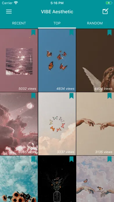 Ảnh chụp màn hình của VIBE Aesthetic Wallpapers HD