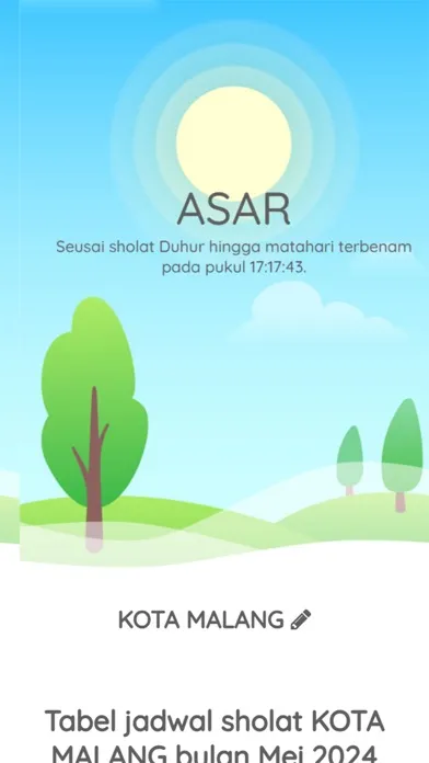 Zrzuty ekranu Jadwal Sholat Ahlul Bait