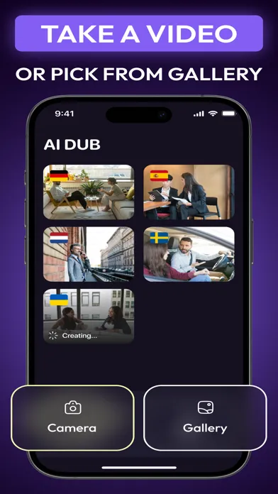 AI Video Voice Dubbing স্ক্রিনশট
