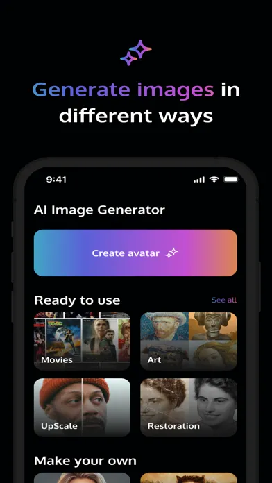 AI Photo Avatar Creator স্ক্রিনশট