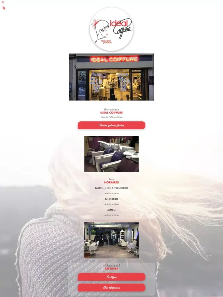 Idéal Coiffure iPad 應用截圖