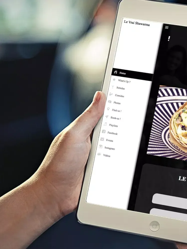 Tangkapan layar Le Vrai iPad 