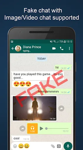 Fake Chat WhatsMock Text Prank Screenshots