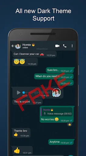 Fake Chat WhatsMock Text Prank Screenshots