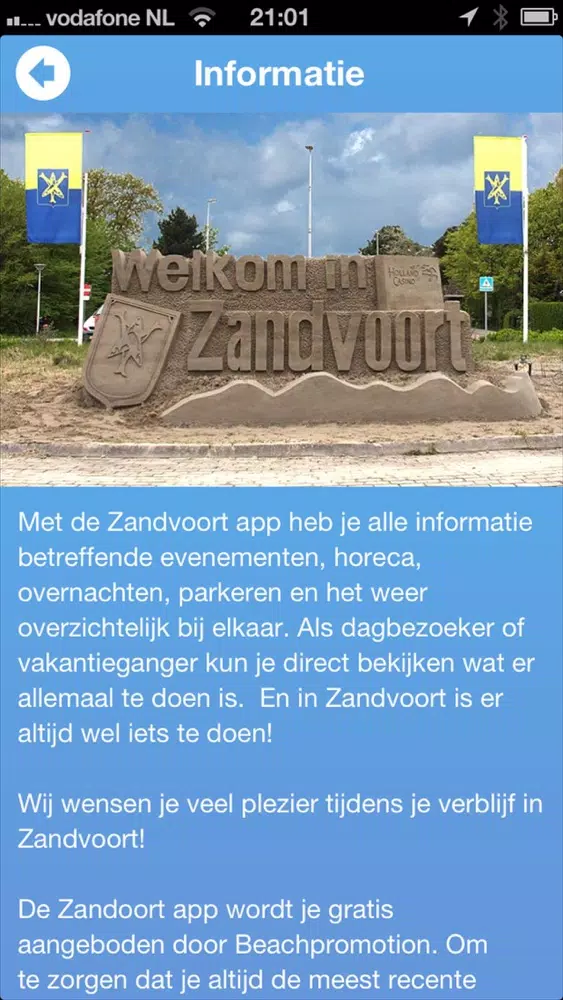 Zandvoort app Screenshots