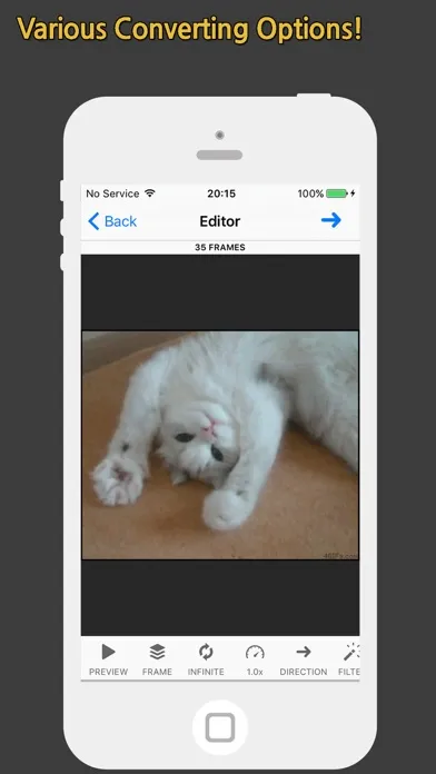 APNG Toaster - Photos, Burst, Video to APNG Maker स्क्रीनशॉट