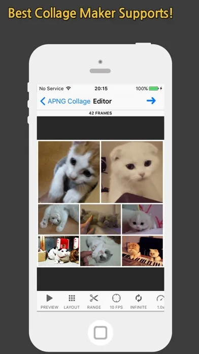 APNG Toaster - Photos, Burst, Video to APNG Maker स्क्रीनशॉट
