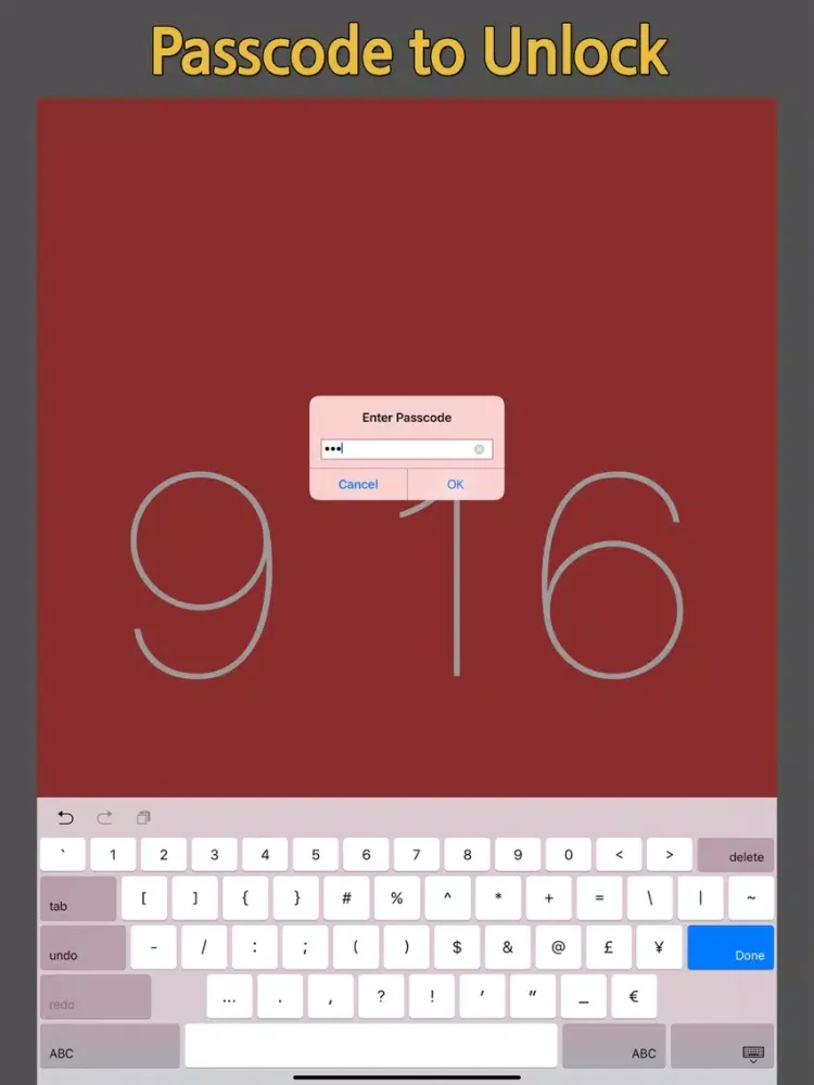 Clock Vault iPad 应用截图