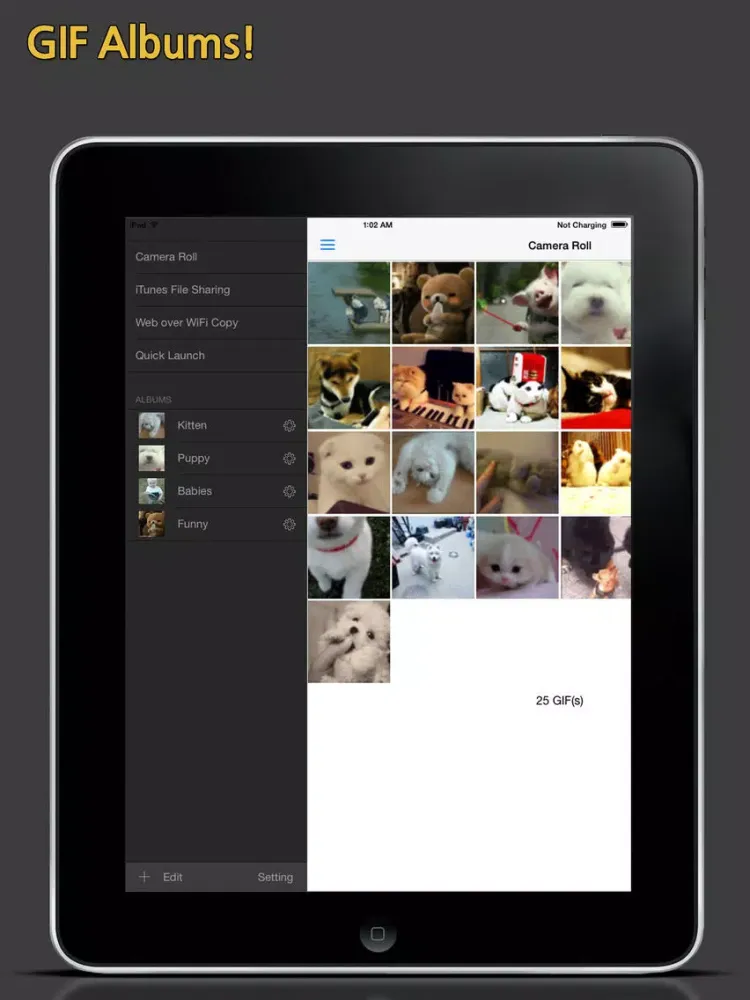 GIF Show Pro - GIF Viewer and Album iPad  स्क्रीनशॉट