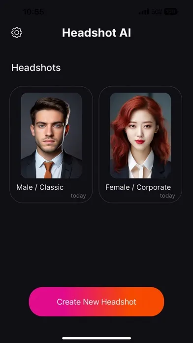 Скриншоты Headshot AI Photo Generator