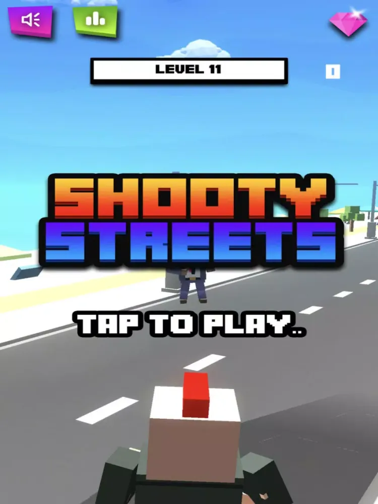 ภาพหน้าจอของ Shooty Streets! iPad 