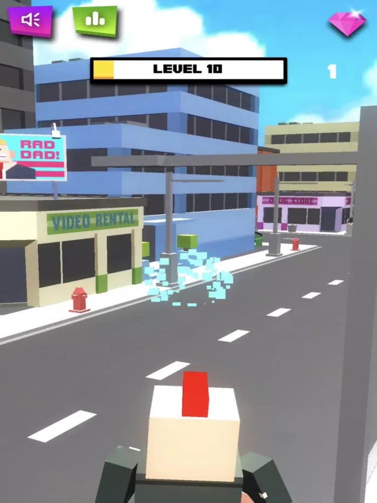 ภาพหน้าจอของ Shooty Streets! iPad 
