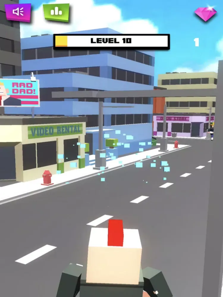 ภาพหน้าจอของ Shooty Streets! iPad 
