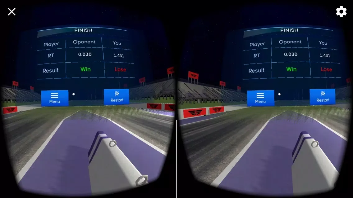 Скриншоты Drag Race Reaction - VR App