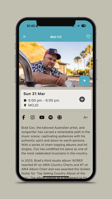 Tangkapan skrin Bluesfest Byron Bay