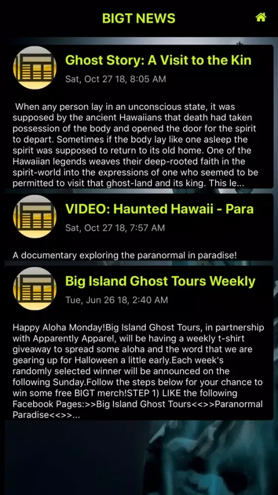 Capturas de pantalla de Big Island Ghost Tours