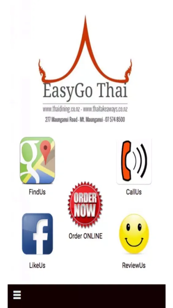 Screenshot di EasyGo Thai Takeaways