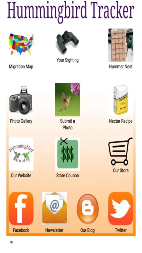 Hummingbird Tracker स्क्रीनशॉट