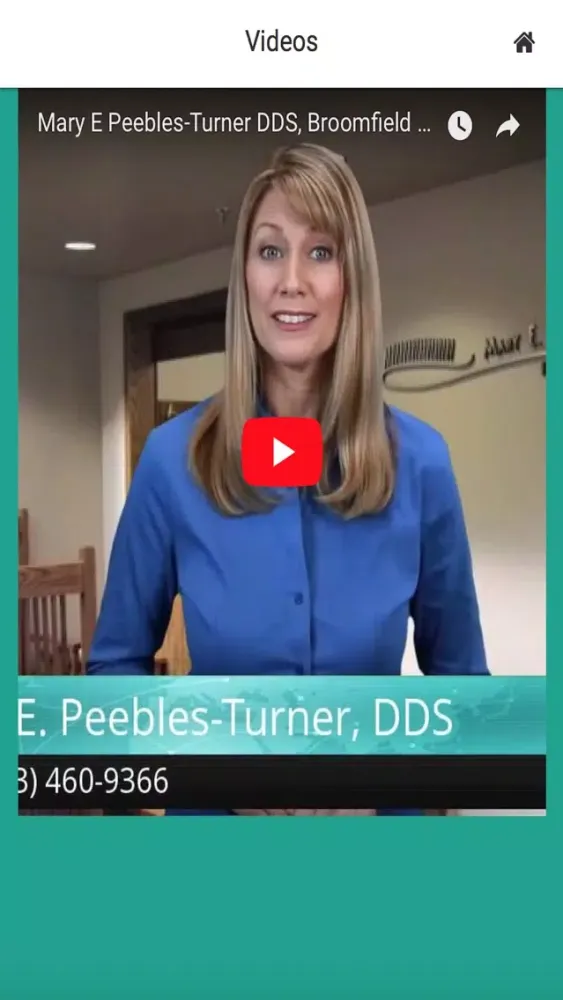 Capturas de pantalla de Mary Peebles-Turner DDS