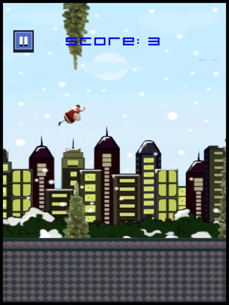 ภาพหน้าจอของ Flappy Santa Christmas Bird Flyer iPad 