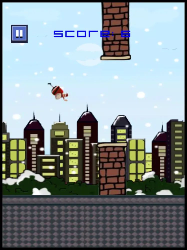 ภาพหน้าจอของ Flappy Santa Christmas Bird Flyer iPad 