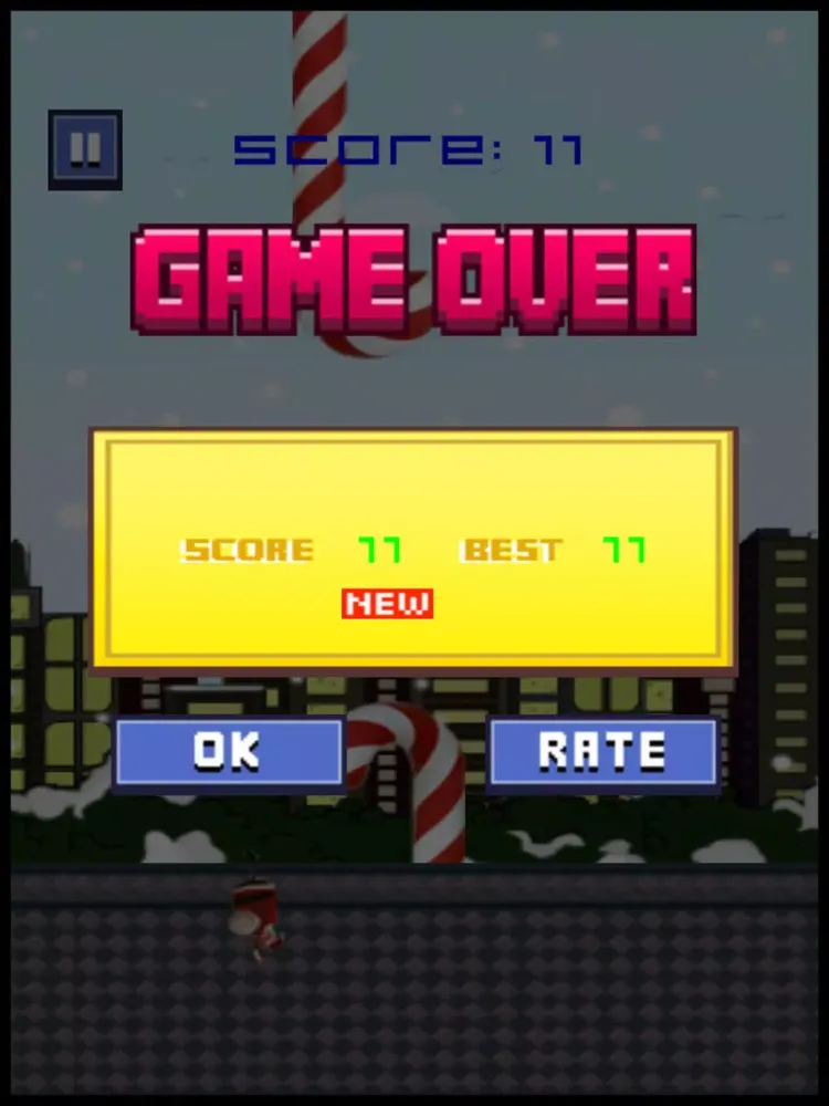 ภาพหน้าจอของ Flappy Santa Christmas Bird Flyer iPad 