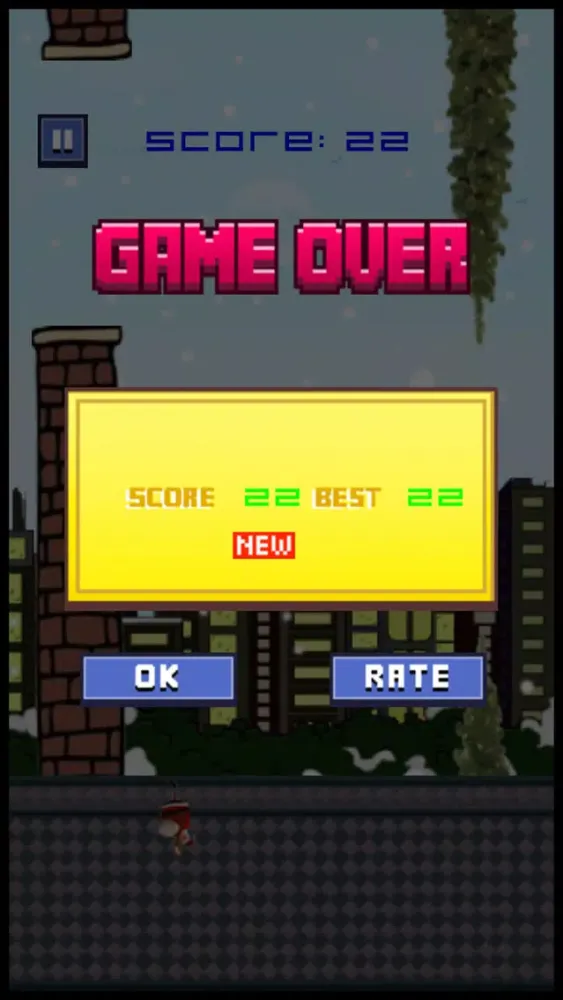 ภาพหน้าจอของ Flappy Santa Christmas Bird Flyer