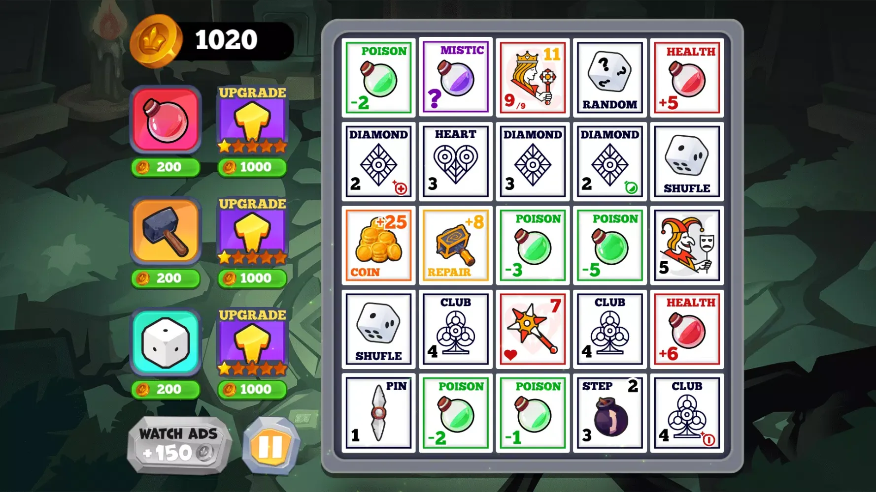 Tangkapan skrin Hit Cards Slot Battle